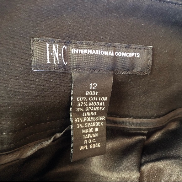 INC International Concepts cotton modal spandex pencil skirt super smoothing 12 - Picture 4 of 6